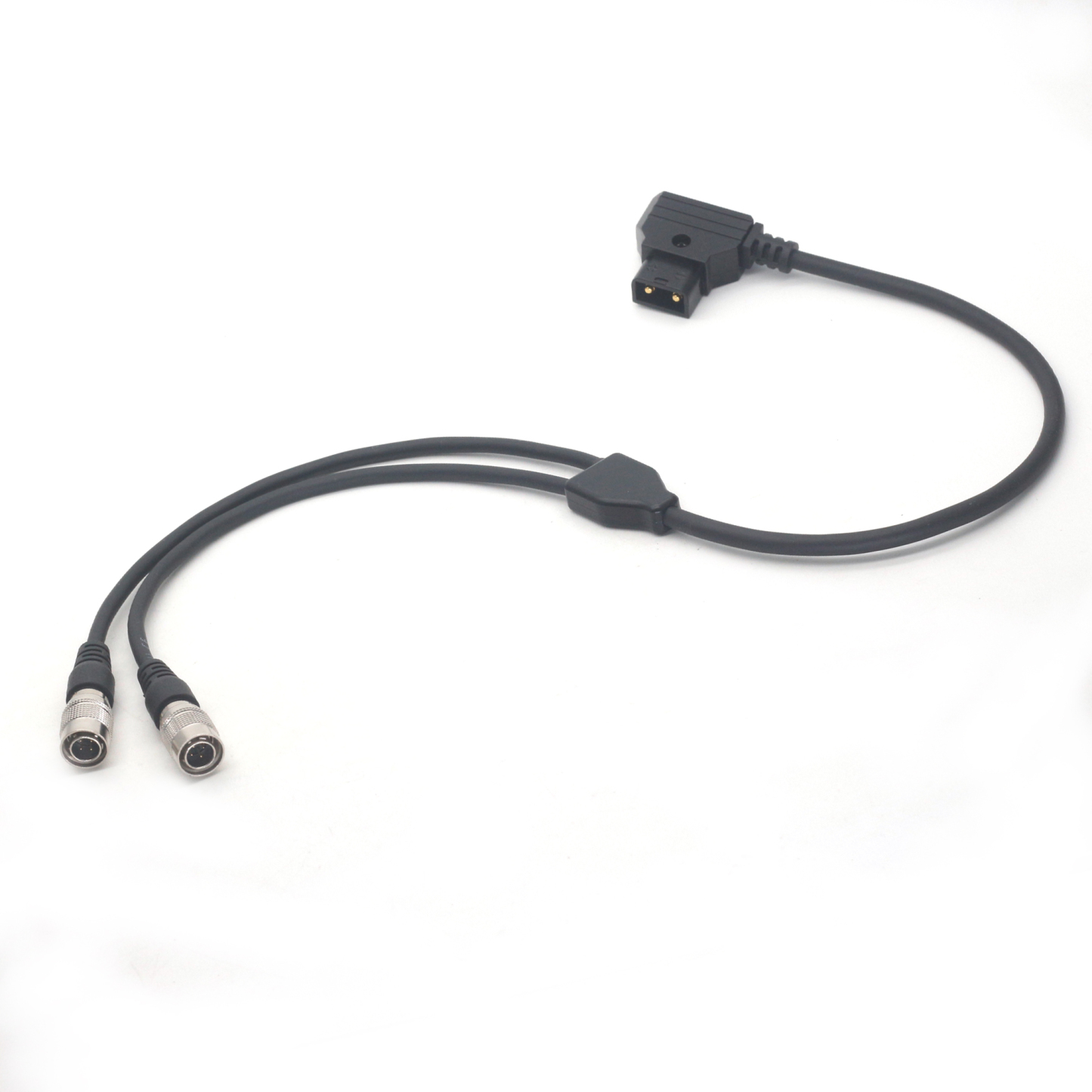 Power Cable D-tap to Dual Hirose 4Pin Male for ZAXCOM, Sound Devices 688/633, Zoom F8