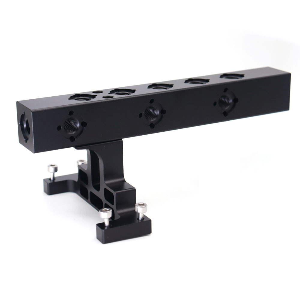 Universal Lightweight Camera Top Handle Grip with 3/8'' Screw Adapters for DSLR