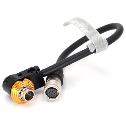 HR25A-9P-20P 20Pin male to female for Zacuto Z-C18C Right Angle Cable for Canon 18 -80 Lens & Canon ZSG-C10 Zoom Grip