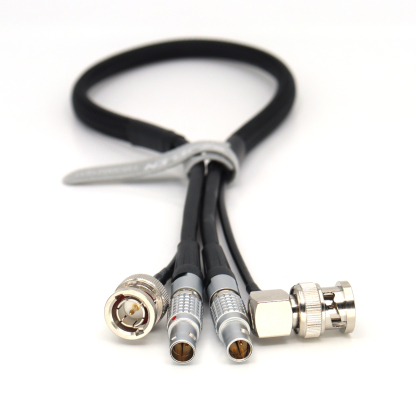 Power Cable 0B 2Pin to 2Pin Cable + 75ohm SDI for Teradek, Vaxis transmission, Samhd Ultra7