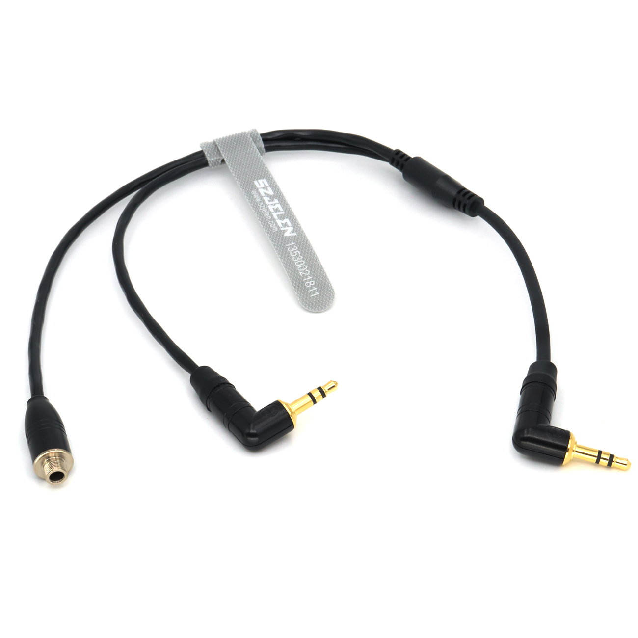 1 to 2 C15 Tentacle microphone Y cable Microphone Timecode Cable Audio Cable