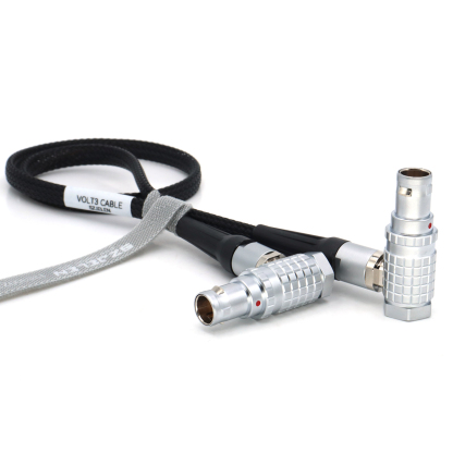 Power Data Cable Straight/Elbow 1B 8Pin Male to Male for Steadicam M1 M2 VOLT3