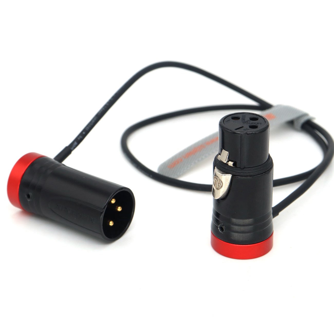 Audio Cable Low-Profile NEUTRIK XLR 3Pin Female to Male for Sound Devices