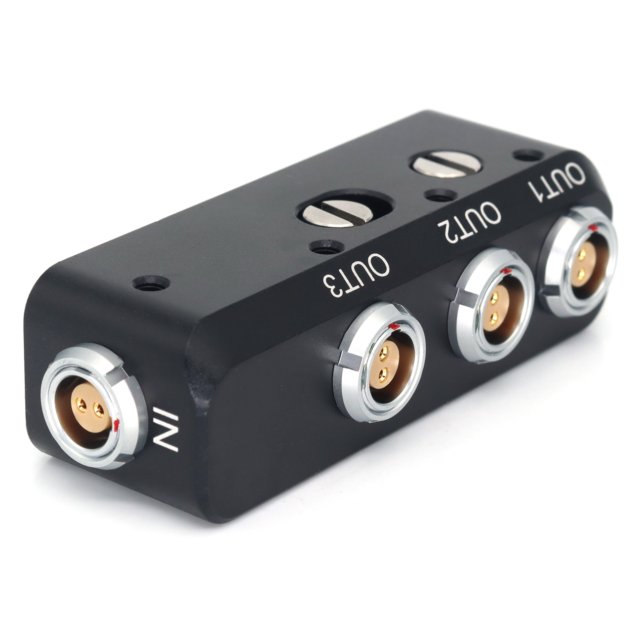 RS 3Pin/0B 2Pin Female to RS 3Pin and 0B 2Pin Power Three Way Splitter For Sony Venice, 24V Distributor With 1/4 Screw