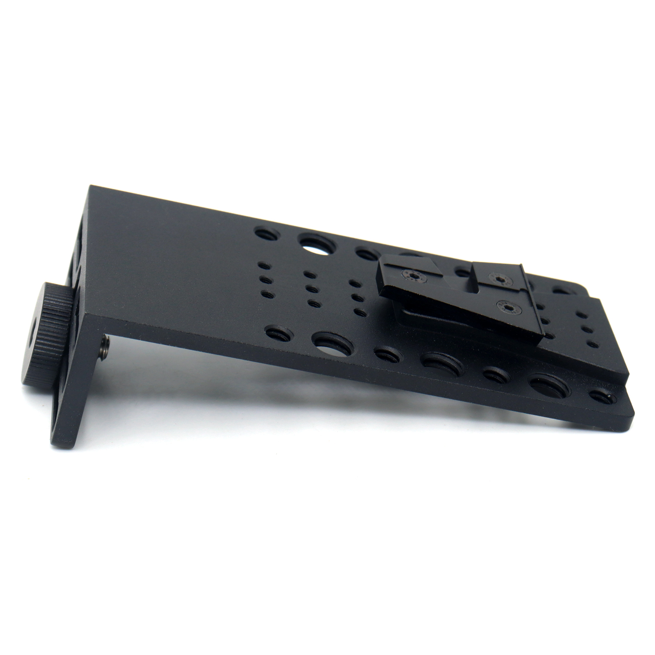 V-Mount Right Angle Bracket with 1/4"-20 Screw, 1/4"-20 & 3/8"-16 Holes for Video Accessory Expansion Mount for Camera Cheese Plate, Holder, Field Monitor