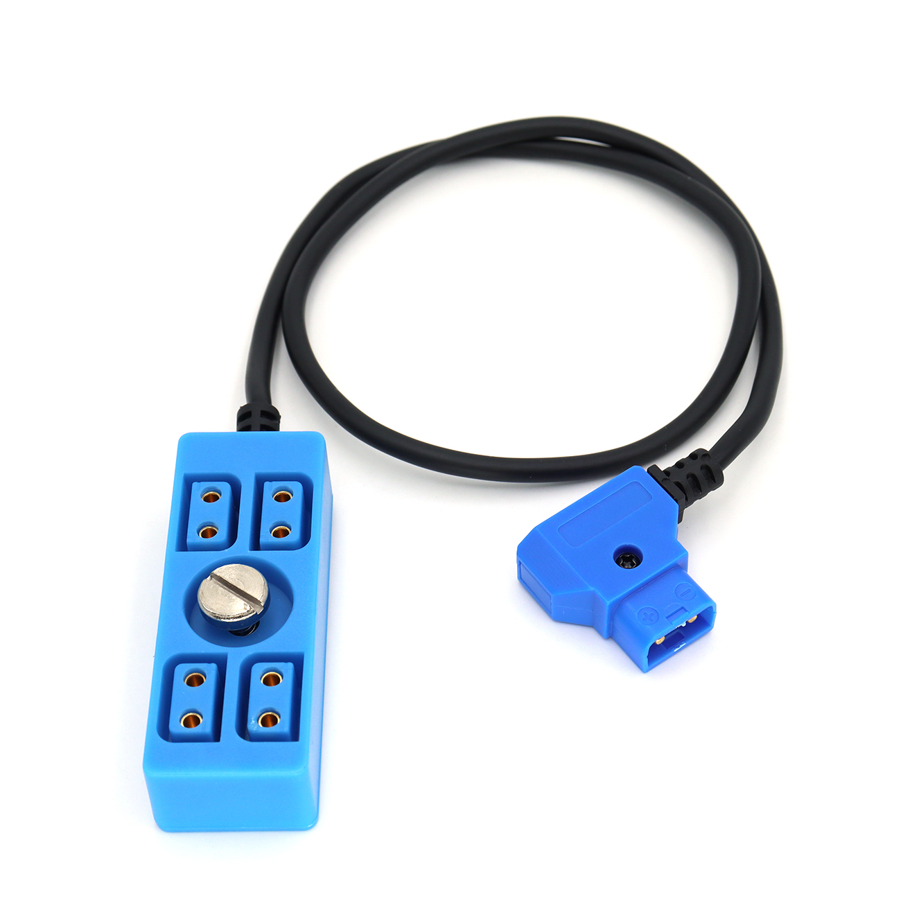 D-tap to 4 Port D-tap Female Power Splitter D-tap Distributor with 1/4" Screw