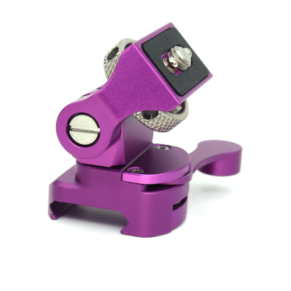 NATO Clamp/Cold Shoe/3/8/1/4 Screw DSLR Monitor Mount for ARRI Mount, 180° Tilt and 360° Swivel