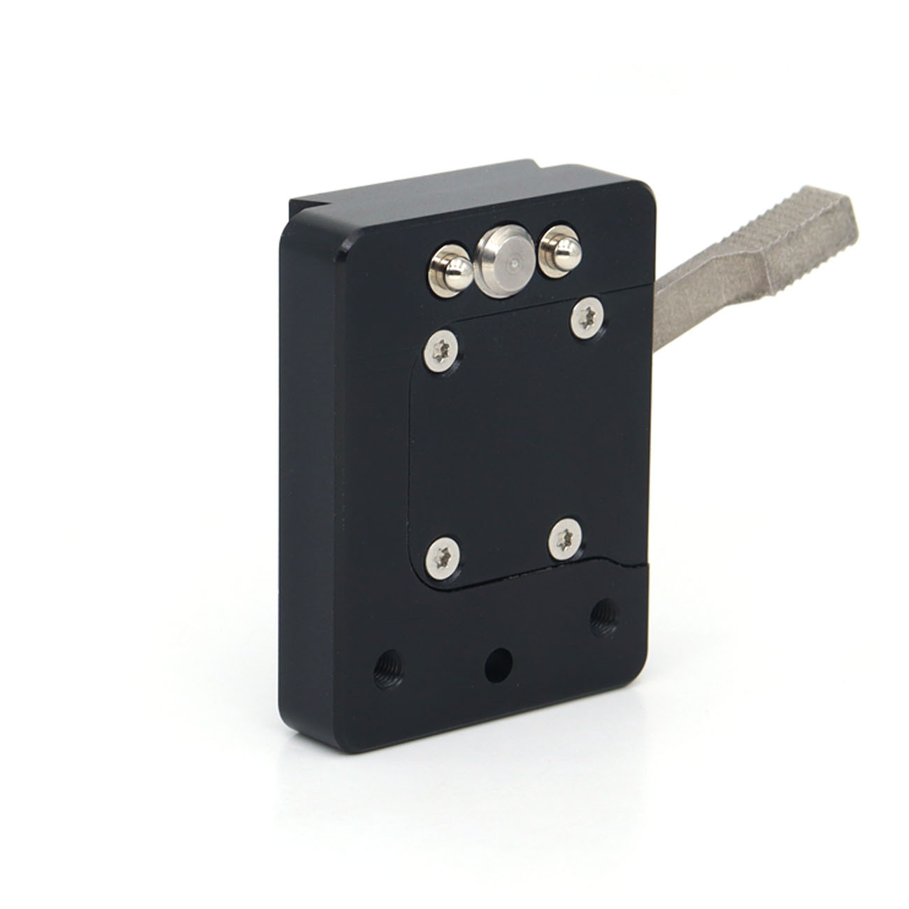 viewfinder adapter flexibly connects the ARRI mini LF EVF to the monitor through the 1/4 screw and ARRI pin connection options