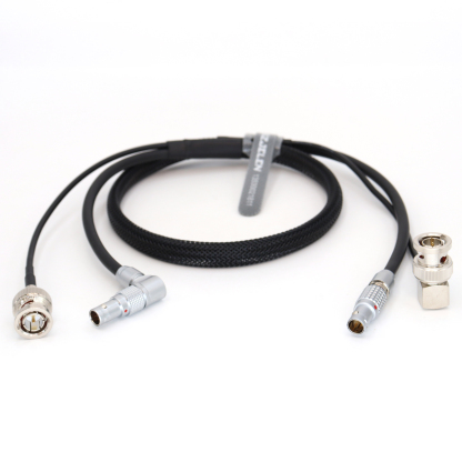 Power Cable 0B 2Pin to 2Pin Cable + 75ohm SDI for Teradek, Vaxis transmission, Samhd Ultra7