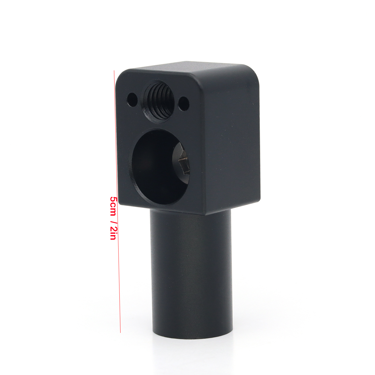 Ultra short 3/8 screw fixing 19mm rod mounting bracket ,Elastic positioning pin, 3/8 screw hole extension.