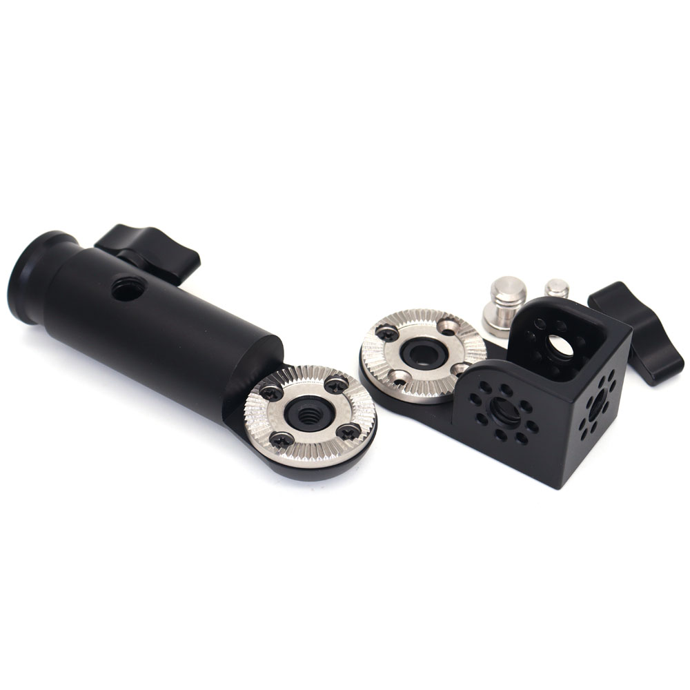 Monitor Swivel Bracket，Square 3/8 three-side expansion video monitor for ARRI RED Sony transmission, monitor