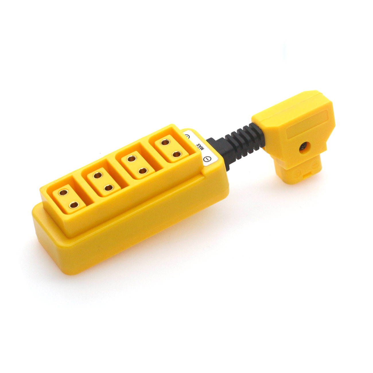 Ultra-Short D-tap to 4 Port D-tap Female Camera Power D-tap Fourway Splitter