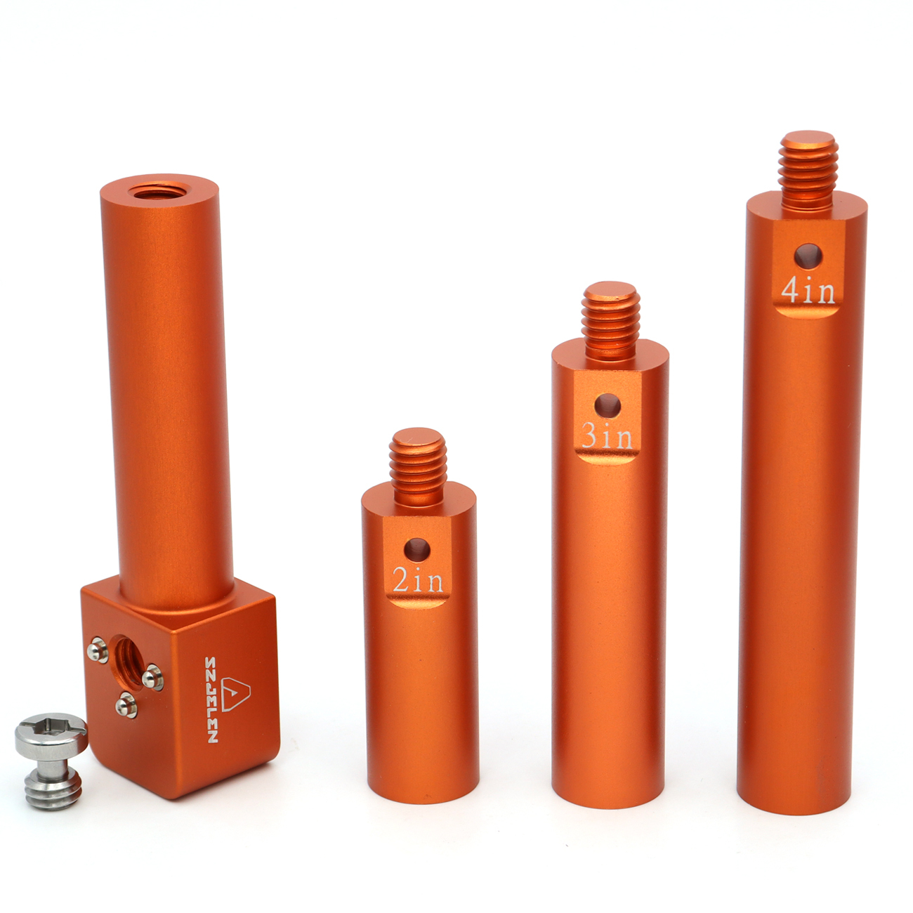 Multicolored 19mm Rod Mounting Bracket with 3/8 Screw and Anti Twist,4 Sections of Length to Match for Arri Red Sony Camera