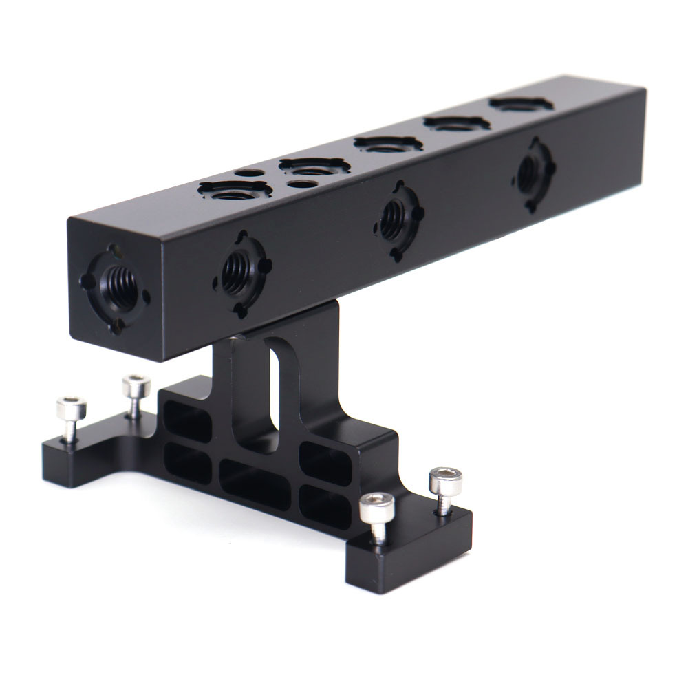 Universal Lightweight Camera Top Handle Grip with 3/8'' Screw Adapters for DSLR