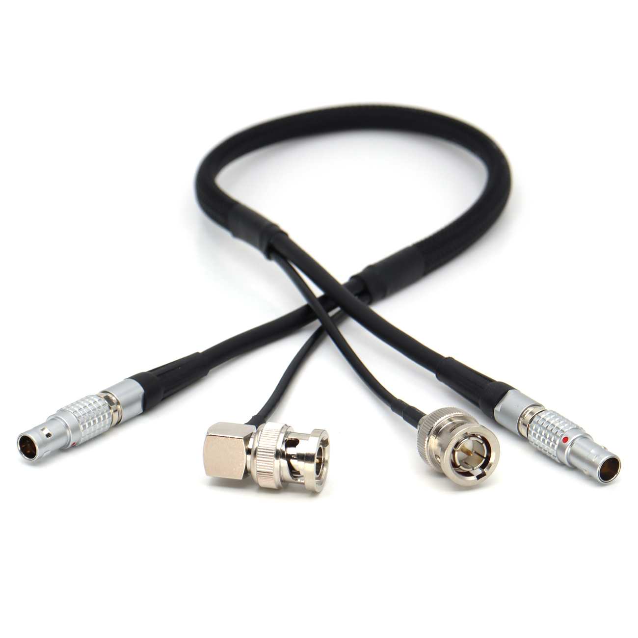 Power Cable 0B 2Pin to 2Pin Cable + 75ohm SDI for Teradek, Vaxis transmission, Samhd Ultra7