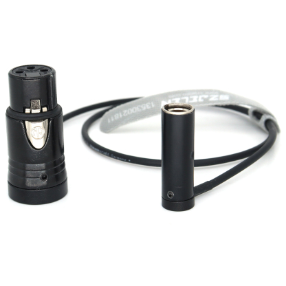 Audio Cable Low-Profile TA3M to XLR 3Pin Female for Canon C70, BMPCC 4K 6K Pro Camera Video Assist
