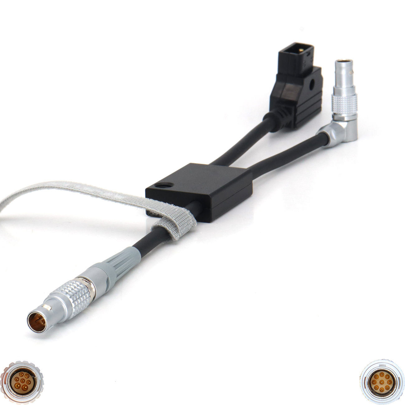 ARRI Cforce RF Motor/Cmotion cRRO motor and camin CAM (7p) to EXT 9Pin and Dtap for RED Komodo-X V-RAPTOR SUN/STOP Cable