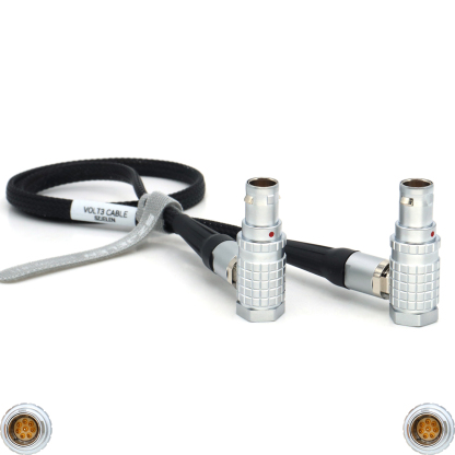 Power Data Cable Straight/Elbow 1B 8Pin Male to Male for Steadicam M1 M2 VOLT3