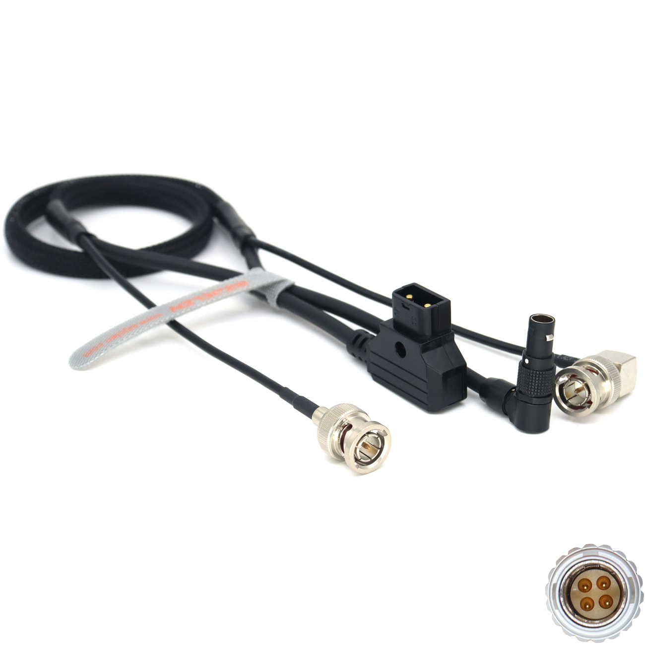 D-tap to 0B 4Pin Cable for ZACUTO Kameleon Chameleon EVF Electronic viewfinder camera monitor OLED power cable sdi video cable