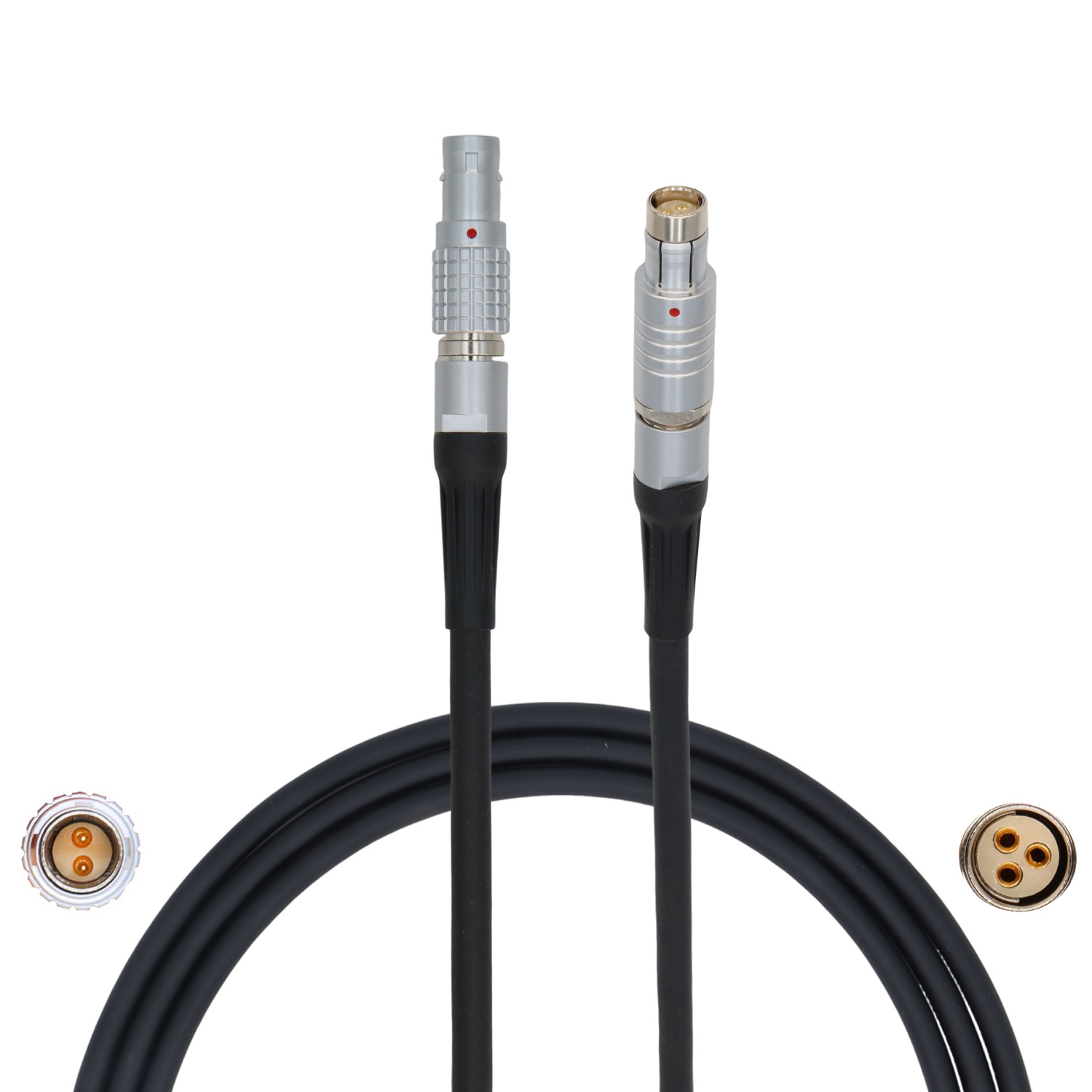 0B 2Pin Male to RS 3Pin Female CCM-1 Camera Control Monitor Power Cable for ARRI Alexa 35, Alexa Mini LF Camera