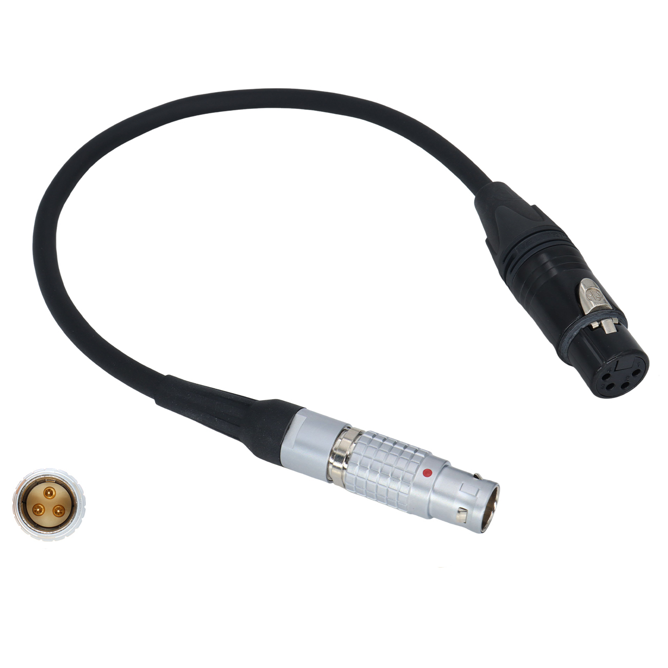 Power Cable Steadicam m2 2B 3Pin to XLR 4Pin Female for SONY Venice 2
