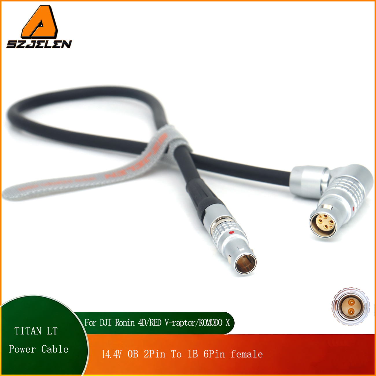 For Titan LT Gimbal 0B 4Pin/MotoCrane Titan LT Remote PTZ 0B 2Pin to 2B 4Pin/XLR 4Pin/1B 6Pin(4+2)/XT 2Pin/2B 8Pin Female for ARRI, RED, Sony, DJI Ronin 4D