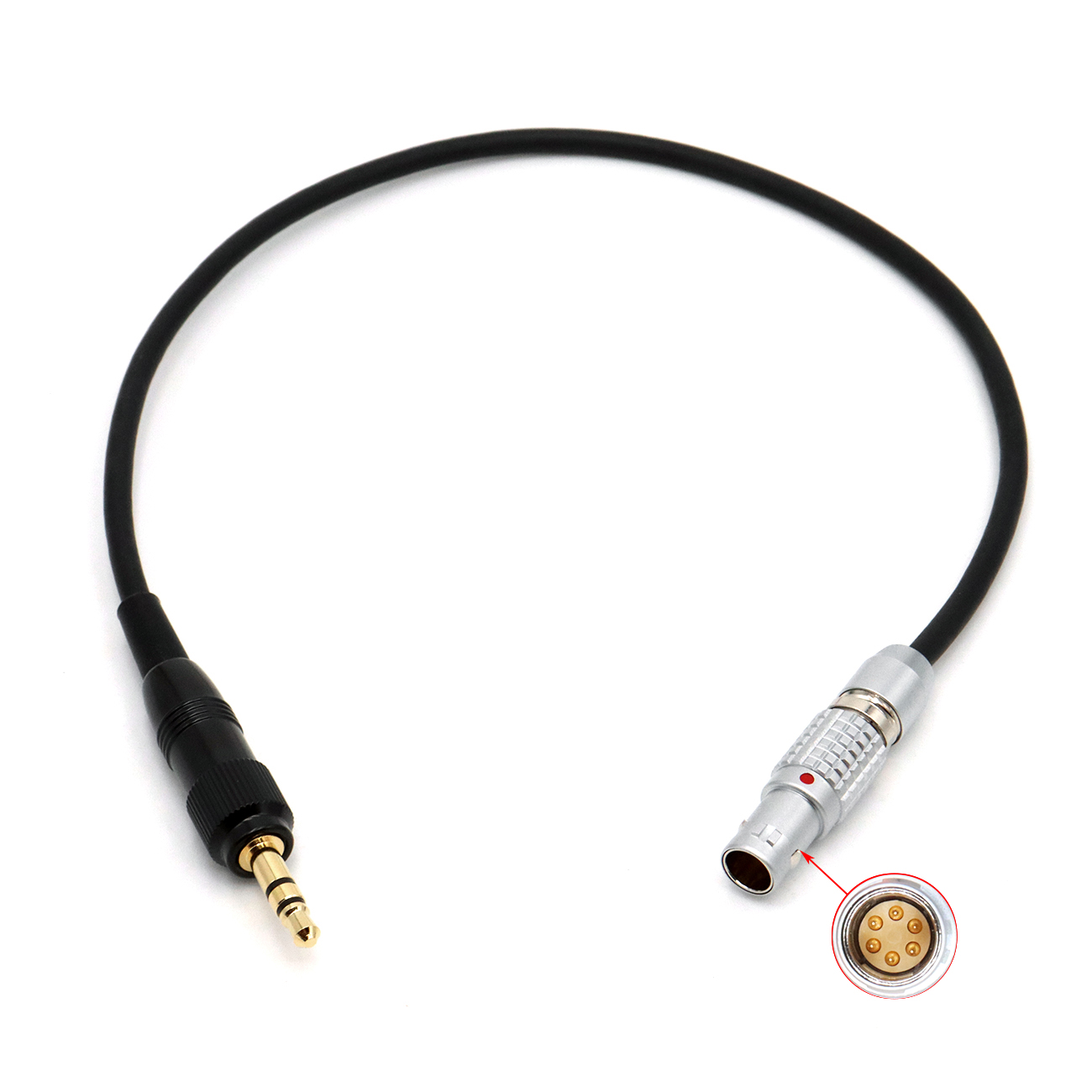 ARRI Alexa Mini LF/35 Audio Cable 0B 6Pin to Lock 3.5mm for Sony D11