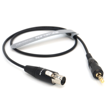 Audio Cable Locking 3.5mm to TA3F/XLR 3Pin Male/Female for SONY 