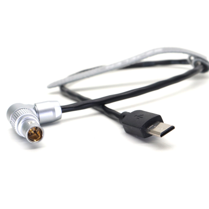 Timecode Cable 3.5mm/DIN 1.0/2.3/0B 5Pin/BNC to Micro-USB for Sony FX3 A7S3 A1 