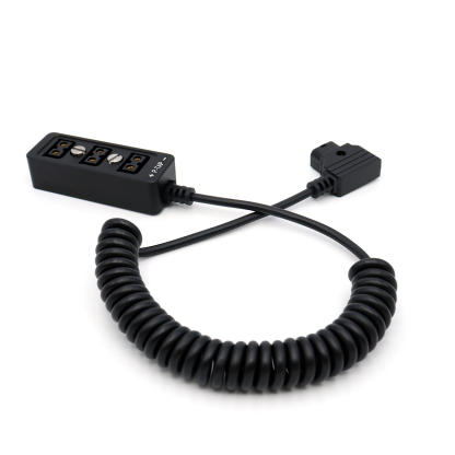 D-tap Three Way Splitter Distributor Spiral wire Metal Case with 1/4‘’ M4 screw