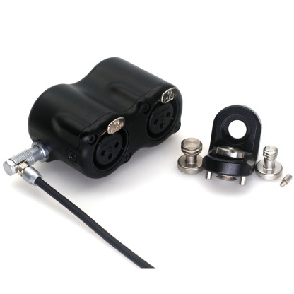 Elbow 1B 10Pin to dual XLR adapter for Atomos Shogun7 audio cable