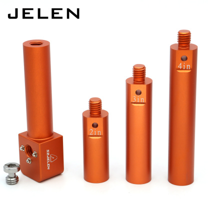 19mm pole mounting bracket with 3/8 screws, anti twist elastic positioning pin, 4 sections of length to match for ARRI RED Sony