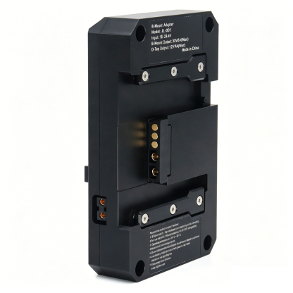 B-Mount Adapter, V-mount battery Input 10-29.4V to B-Mount Output 30V/6A (Max) for Arri Alexa 35/35X/265