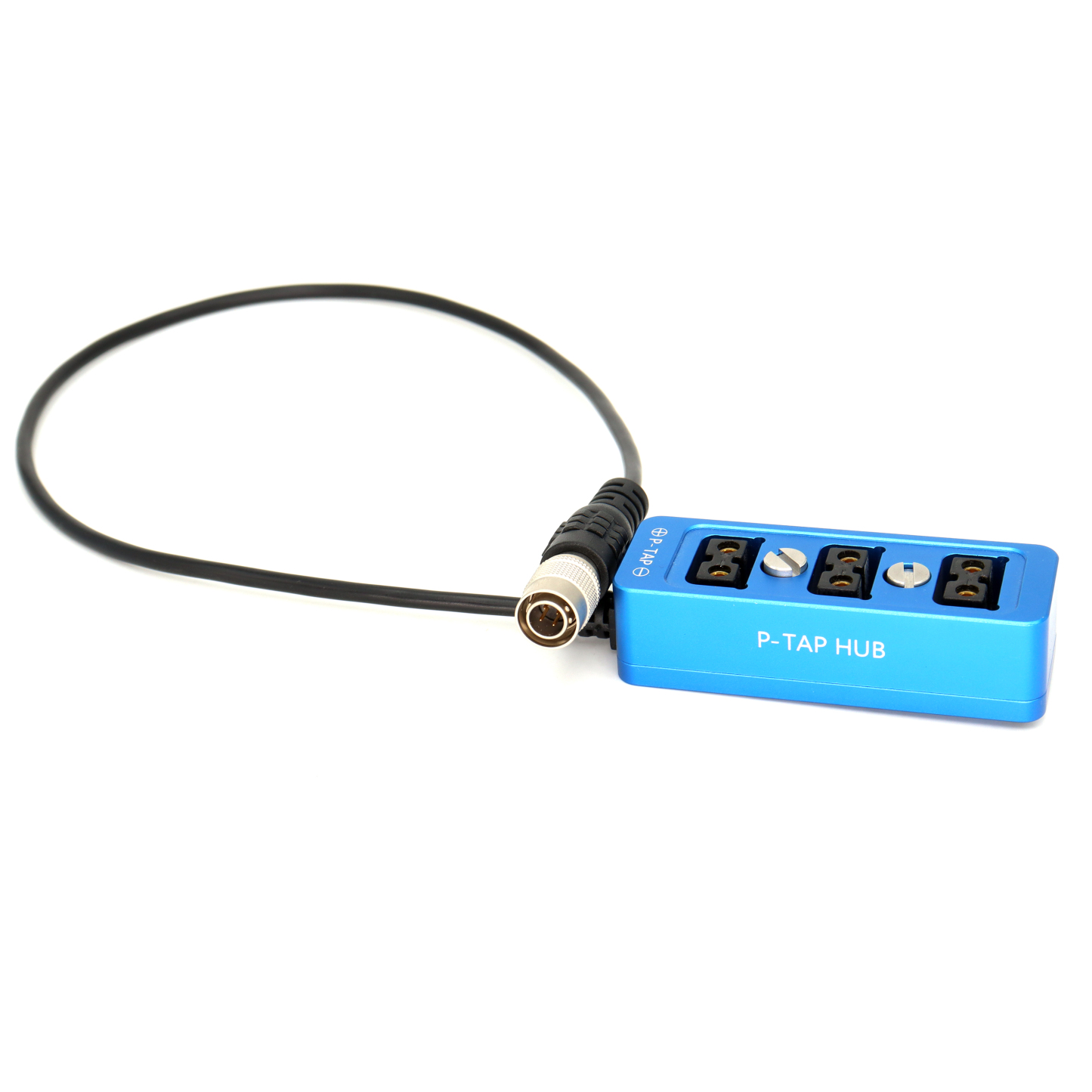 Hirose 4Pin Power Out to 3 Port D-tap/P tap Splitter Cable for Sony F5 F55 FS7 Camera
