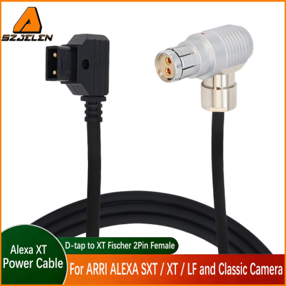 Power Cable D-tap XLR 3Pin/4Pin to Fischer 105 2Pin Female for ARRI Alexa LF XT SXT SR3 435 535 235
