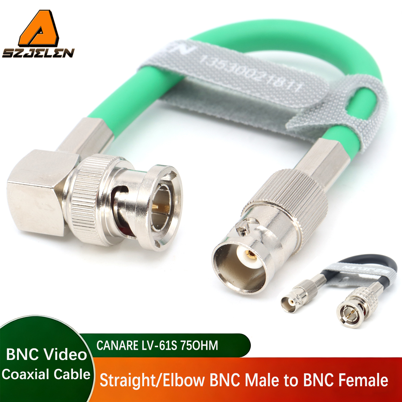 Male to Female BNC Cable Video Coaxial Cable CANARE LV-61S 75OHM