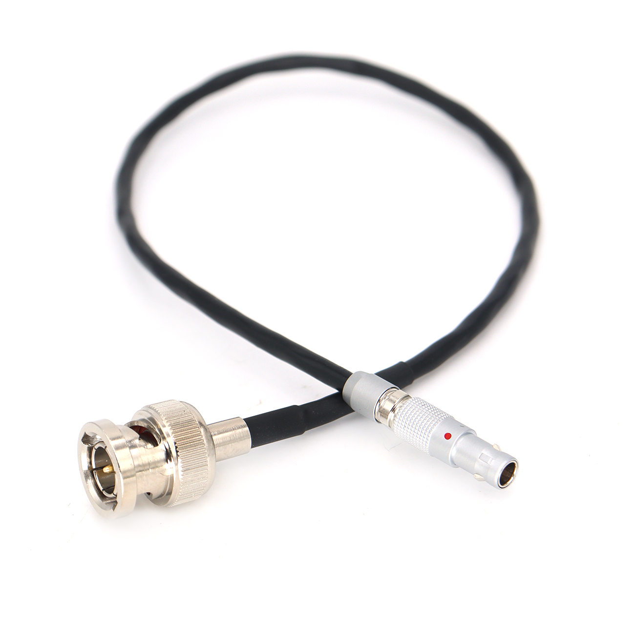 Timecode Input Adapter Cable 00B 4Pin to Elbow BNC for RED Epic/GEmini