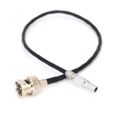 Timecode Input Adapter Cable 00B 4Pin to Elbow BNC for RED Epic/GEmini