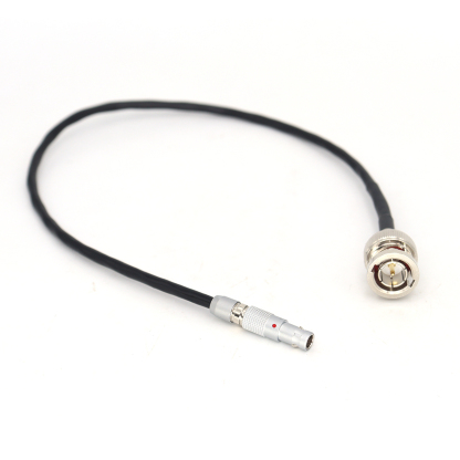 Timecode Input Adapter Cable 00B 4Pin to Elbow BNC for RED Epic/GEmini