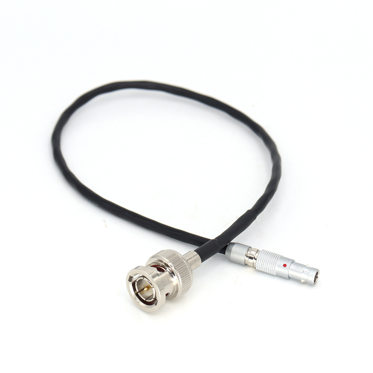 Timecode Input Adapter Cable 00B 4Pin to Elbow BNC for RED Epic/GEmini