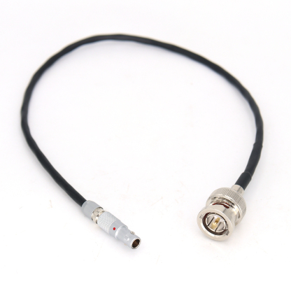 Timecode Input Adapter Cable 00B 4Pin to Elbow BNC for RED Epic/GEmini