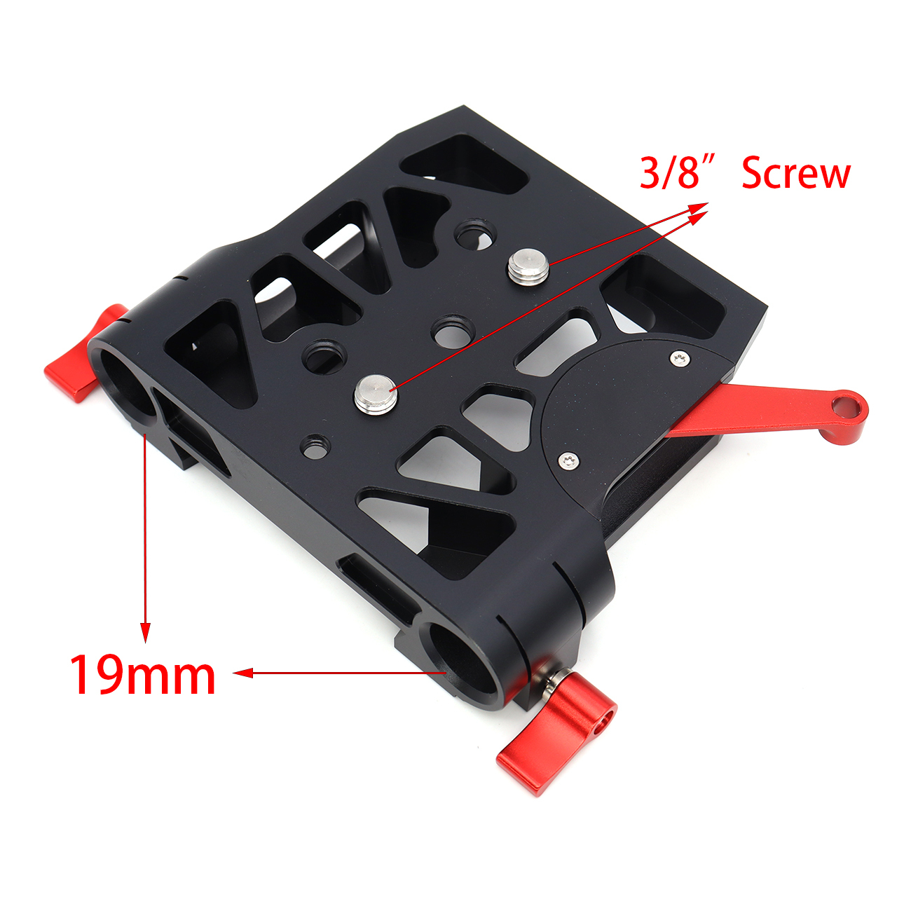 BP-8 Bridge Plate Compatible with 19mm Rod Systems for ARRI/RED/SONY CANON