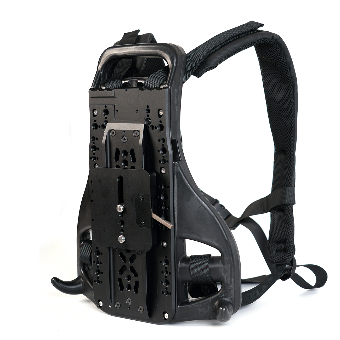 DJI Ronin 4D , SONY CineAlta 3/8 screws hold the camera backpack