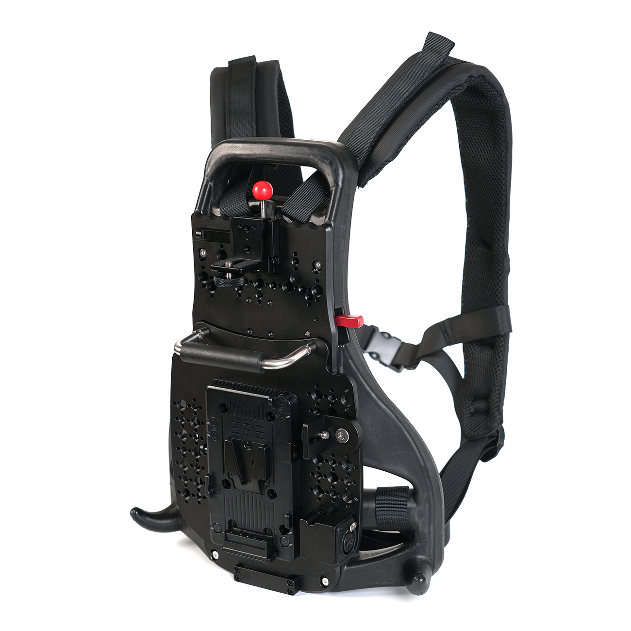 Outdoor Live Streaming Broadcast Backpack Plate Vest For V-Mount B-mount Battery Clamp Power Output Supply Wireless Video