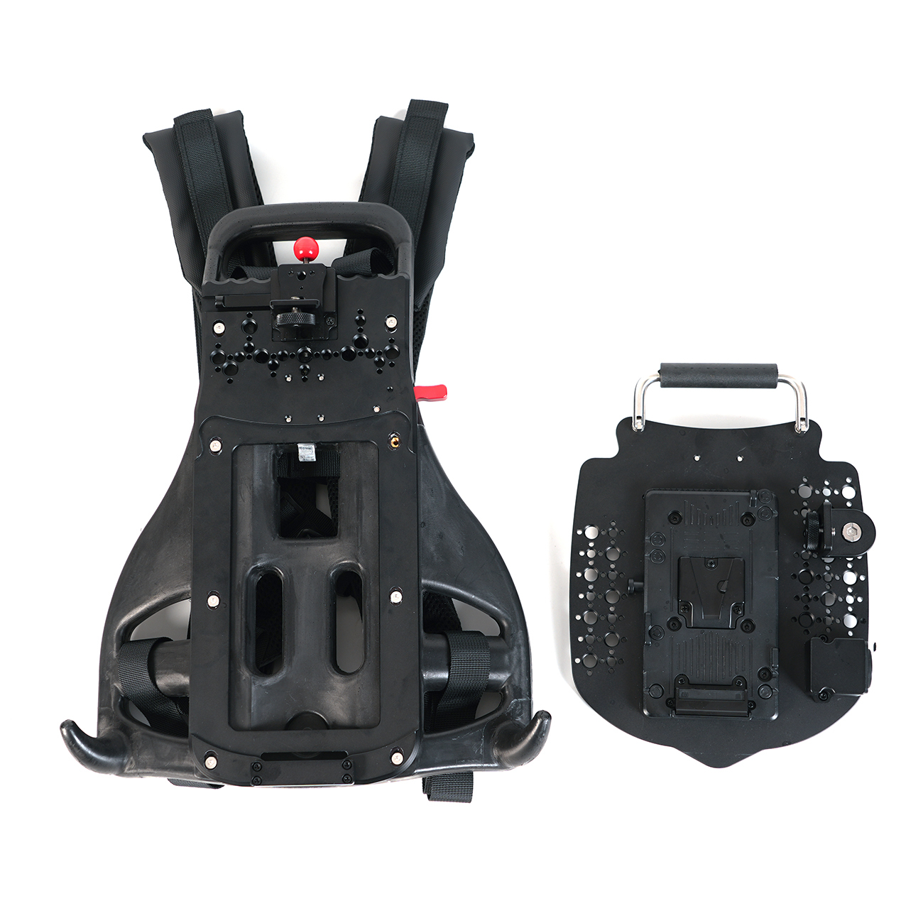 Outdoor Live Streaming Broadcast Backpack Plate Vest For V-Mount B-mount Battery Clamp Power Output Supply Wireless Video