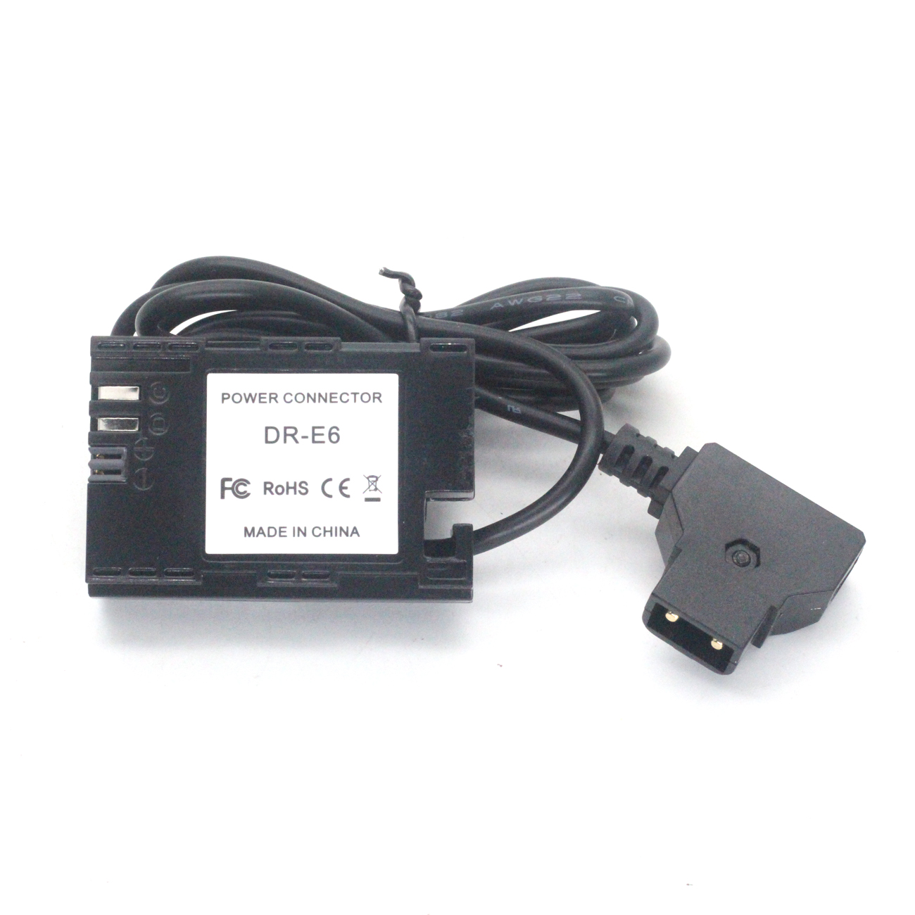 LP-E6 Dummy Battery to D-tap Power Cable For SmallHD 502 501 702 Monitor