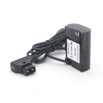 LP-E6 Dummy Battery to D-tap Power Cable For SmallHD 502 501 702 Monitor