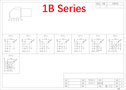 EPG 0B/1B 2~16Pin Male Plug Aviation Fast Connector Ellenbogen 90° PCB Buchse Printed Circuit