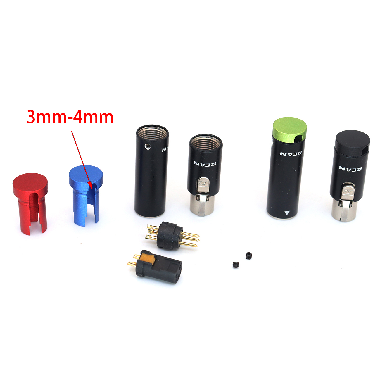 Low-Profile TA3F TA4F TA5F TA3M TA4M TA5M 3Pin 4Pin 5Pin Male Female Plug