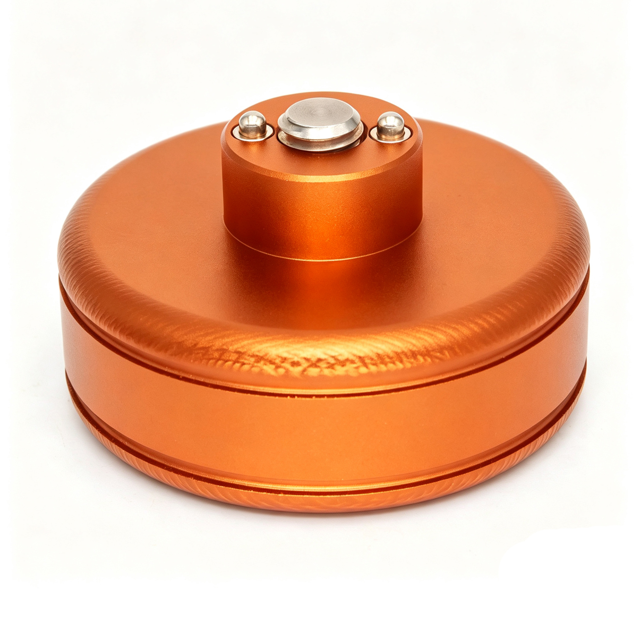 Camera Handle Round Knob with 3/8"-16 or 1/4"-20 Screw & Spring-Loaded Locating Pin, M6 Screw with ARRI Standard Gear